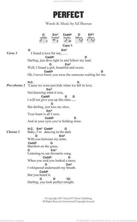 ed sheeran perfect chords|ed sheeran perfect chords lyrics.